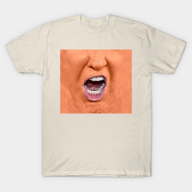 Pumpkin Mouth Shout T-Shirt by NeilGlover